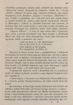 Bild der Seite - 145 - in Az Osztrák-Magyar Monarchia írásban és képben - Karinthia és Krajna (Karinthia), Band 8/1