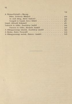 Image of the Page - VI - in Az Osztrák-Magyar Monarchia írásban és képben - Magyarország II (1), Volume 9/1