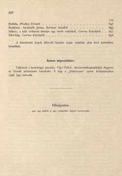 Bild der Seite - XIV - in Az Osztrák-Magyar Monarchia írásban és képben - Magyarország II (1), Band 9/1