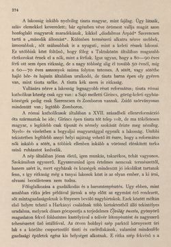 Bild der Seite - 274 - in Az Osztrák-Magyar Monarchia írásban és képben - Magyarország II (1), Band 9/1