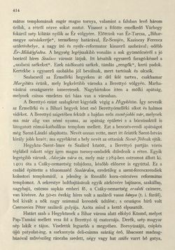 Image of the Page - 414 - in Az Osztrák-Magyar Monarchia írásban és képben - Magyarország II (2), Volume 9/2