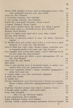 Bild der Seite - IX - in Az Osztrák-Magyar Monarchia írásban és képben - Az Osztrák Tengermellék és Dalmáczia (Tengermellék), Band 10