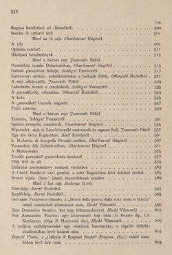Bild der Seite - XIV - in Az Osztrák-Magyar Monarchia írásban és képben - Az Osztrák Tengermellék és Dalmáczia (Tengermellék), Band 10