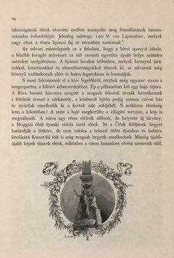 Image of the Page - 94 - in Az Osztrák-Magyar Monarchia írásban és képben - Az Osztrák Tengermellék és Dalmáczia (Tengermellék), Volume 10