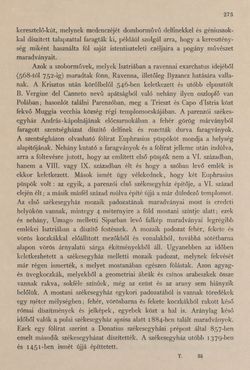 Image of the Page - 273 - in Az Osztrák-Magyar Monarchia írásban és képben - Az Osztrák Tengermellék és Dalmáczia (Tengermellék), Volume 10