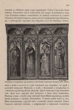 Image of the Page - 279 - in Az Osztrák-Magyar Monarchia írásban és képben - Az Osztrák Tengermellék és Dalmáczia (Tengermellék), Volume 10
