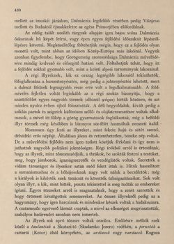 Image of the Page - 430 - in Az Osztrák-Magyar Monarchia írásban és képben,  - Az Osztrák Tengermellék és Dalmáczia (Dalmáczia), Volume 11