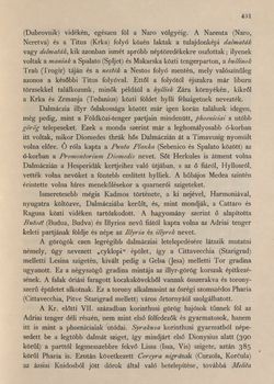 Bild der Seite - 431 - in Az Osztrák-Magyar Monarchia írásban és képben,  - Az Osztrák Tengermellék és Dalmáczia (Dalmáczia), Band 11