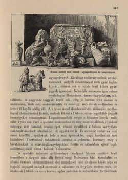 Bild der Seite - 447 - in Az Osztrák-Magyar Monarchia írásban és képben,  - Az Osztrák Tengermellék és Dalmáczia (Dalmáczia), Band 11