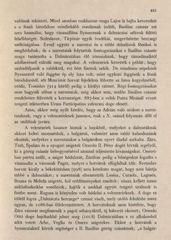 Bild der Seite - 461 - in Az Osztrák-Magyar Monarchia írásban és képben,  - Az Osztrák Tengermellék és Dalmáczia (Dalmáczia), Band 11