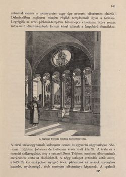 Image of the Page - 651 - in Az Osztrák-Magyar Monarchia írásban és képben,  - Az Osztrák Tengermellék és Dalmáczia (Dalmáczia), Volume 11