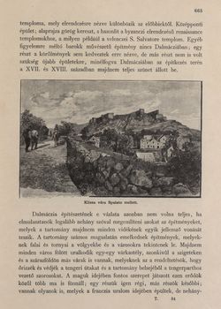 Image of the Page - 665 - in Az Osztrák-Magyar Monarchia írásban és képben,  - Az Osztrák Tengermellék és Dalmáczia (Dalmáczia), Volume 11
