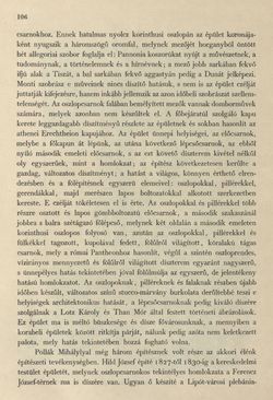 Image of the Page - 106 - in Az Osztrák-Magyar Monarchia írásban és képben - Magyarország III (1), Volume 12/1