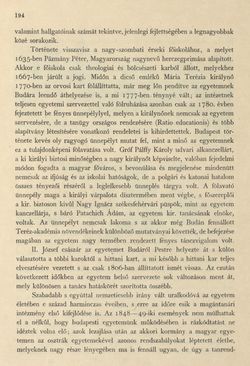 Bild der Seite - 194 - in Az Osztrák-Magyar Monarchia írásban és képben - Magyarország III (1), Band 12/1