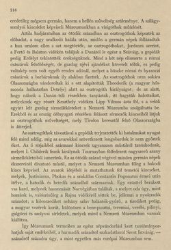 Image of the Page - 216 - in Az Osztrák-Magyar Monarchia írásban és képben - Magyarország III (1), Volume 12/1