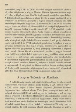Bild der Seite - 228 - in Az Osztrák-Magyar Monarchia írásban és képben - Magyarország III (1), Band 12/1