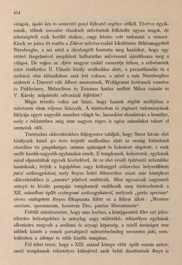 Image of the Page - 414 - in Az Osztrák-Magyar Monarchia írásban és képben - Magyarország III (2), Volume 12/2