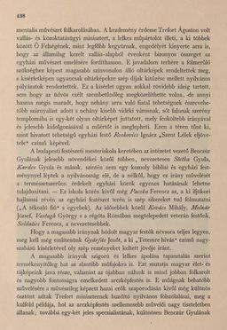Image of the Page - 438 - in Az Osztrák-Magyar Monarchia írásban és képben - Magyarország III (2), Volume 12/2