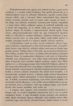 Image of the Page - 447 - in Az Osztrák-Magyar Monarchia írásban és képben - Magyarország III (2), Volume 12/2