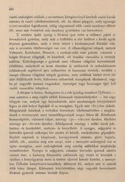 Image of the Page - 482 - in Az Osztrák-Magyar Monarchia írásban és képben - Magyarország III (2), Volume 12/2
