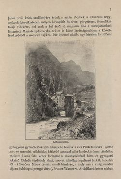 Image of the Page - 5 - in Az Osztrák-Magyar Monarchia írásban és képben - Tirol és Vorarlberg (1), Volume 13/1