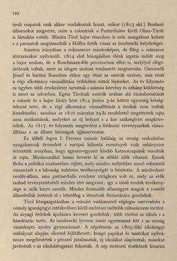 Image of the Page - 192 - in Az Osztrák-Magyar Monarchia írásban és képben - Tirol és Vorarlberg (1), Volume 13/1