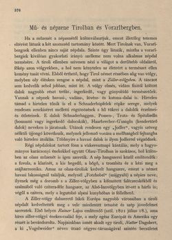 Bild der Seite - 376 - in Az Osztrák-Magyar Monarchia írásban és képben - Tirol és Vorarlberg (2), Band 13/2