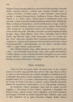 Bild der Seite - 404 - in Az Osztrák-Magyar Monarchia írásban és képben - Tirol és Vorarlberg (2), Band 13/2