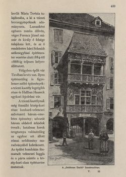 Image of the Page - 433 - in Az Osztrák-Magyar Monarchia írásban és képben - Tirol és Vorarlberg (2), Volume 13/2