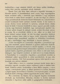 Image of the Page - 444 - in Az Osztrák-Magyar Monarchia írásban és képben - Tirol és Vorarlberg (2), Volume 13/2