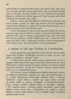 Bild der Seite - 498 - in Az Osztrák-Magyar Monarchia írásban és képben - Tirol és Vorarlberg (2), Band 13/2