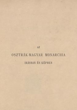 Bild der Seite - I - in Az Osztrák-Magyar Monarchia írásban és képben - Csehország I (1), Band 14/1