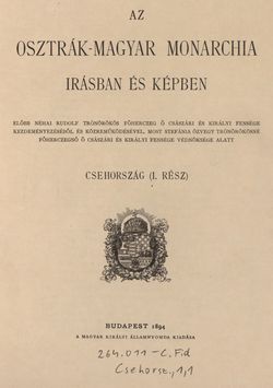 Bild der Seite - III - in Az Osztrák-Magyar Monarchia írásban és képben - Csehország I (1), Band 14/1