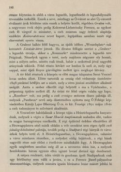 Image of the Page - 192 - in Az Osztrák-Magyar Monarchia írásban és képben - Csehország I (1), Volume 14/1