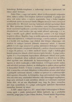 Bild der Seite - 249 - in Az Osztrák-Magyar Monarchia írásban és képben - Csehország II (1), Band 15/1