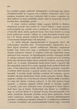 Image of the Page - 250 - in Az Osztrák-Magyar Monarchia írásban és képben - Csehország II (1), Volume 15/1