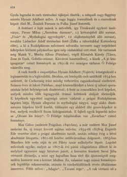 Image of the Page - 414 - in Az Osztrák-Magyar Monarchia írásban és képben - Csehország II (2), Volume 15/2
