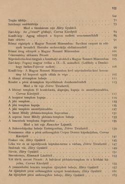 Image of the Page - VII - in Az Osztrák-Magyar Monarchia írásban és képben - Magyarország IV (1), Volume 16/1