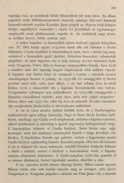 Bild der Seite - 191 - in Az Osztrák-Magyar Monarchia írásban és képben - Magyarország IV (1), Band 16/1
