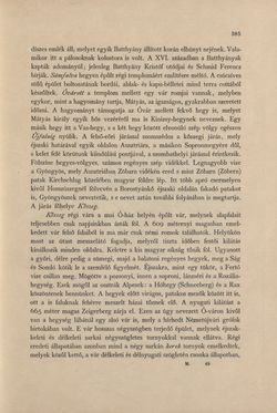 Image of the Page - 385 - in Az Osztrák-Magyar Monarchia írásban és képben - Magyarország IV (2), Volume 16/2