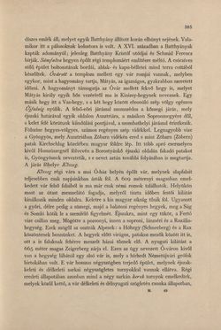 Image of the Page - 385 - in Az Osztrák-Magyar Monarchia írásban és képben - Magyarország IV (2), Volume 16/2