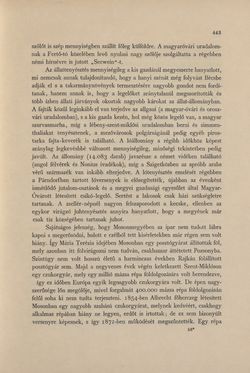 Image of the Page - 443 - in Az Osztrák-Magyar Monarchia írásban és képben - Magyarország IV (2), Volume 16/2