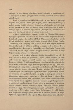 Bild der Seite - 462 - in Az Osztrák-Magyar Monarchia írásban és képben - Magyarország IV (2), Band 16/2