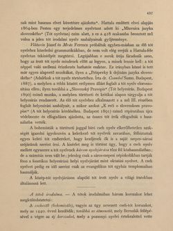 Image of the Page - 437 - in Az Osztrák-Magyar Monarchia írásban és képben - Magyarország V (1), Volume 18