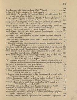 Bild der Seite - XV - in Az Osztrák-Magyar Monarchia írásban és képben - Galiczia (1), Band 19/1