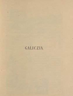 Bild der Seite - 1 - in Az Osztrák-Magyar Monarchia írásban és képben - Galiczia (1), Band 19/1