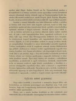 Image of the Page - 463 - in Az Osztrák-Magyar Monarchia írásban és képben - Galiczia (2), Volume 19/2
