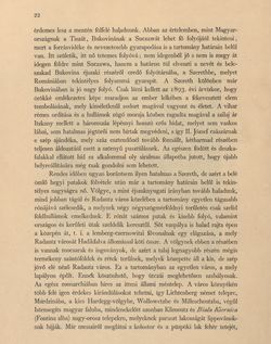 Image of the Page - 22 - in Az Osztrák-Magyar Monarchia írásban és képben - Bukovina, Volume 20