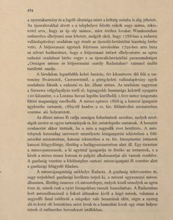 Image of the Page - 474 - in Az Osztrák-Magyar Monarchia írásban és képben - Bukovina, Volume 20
