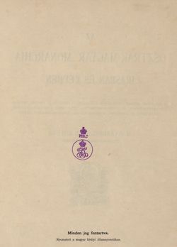 Image of the Page - IV - in Az Osztrák-Magyar Monarchia írásban és képben - Magyarország V (II), Volume 21